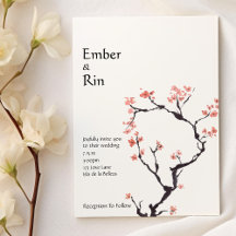 桜山 |カジュアル結婚式招待状