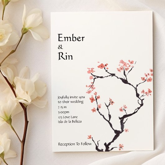 桜山 |カジュアル結婚式招待状 招待状