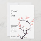 桜山 |カジュアル結婚式招待状 招待状 (正面)