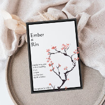 桜山 |カジュアル縁ど結婚式招待状