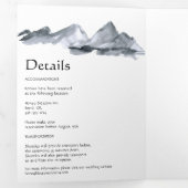 桜山 |カジュアル | 三つ折り招待状 (内部最初)