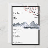 桜山 カジュアル| v2縁ど結婚のs 招待状 (正面)