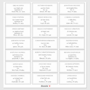 桜山  ゲストカジュアル住所 シール