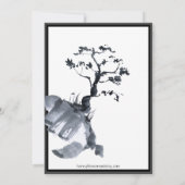 桜山 |モノグカジュアルラムBD結婚の 招待状 (裏面)