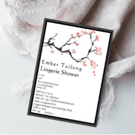 桜山 |ランジェリカジュアル縁どーシャワー 招待状