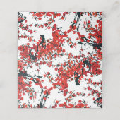 桜折り畳み座席表 プレイスカード (外部開封)