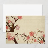 桜招待状 招待状 (正面/裏面)