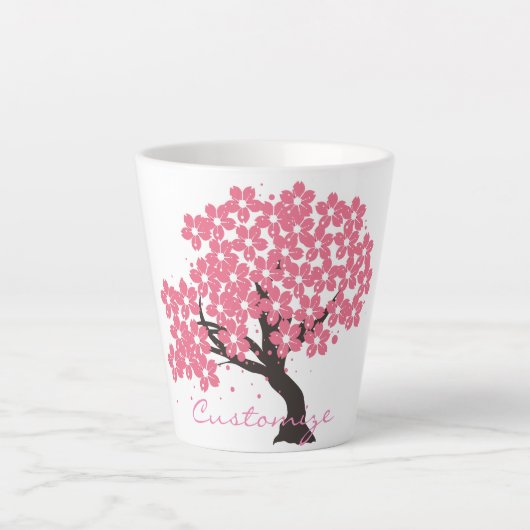 桜日本のさくらんぼフラズサンダー_コーブ カフェラテマグ (正面)
