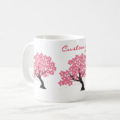 桜日本のさくらんぼフラズサンダー_コーブ コーヒーマグカップ (正面左)