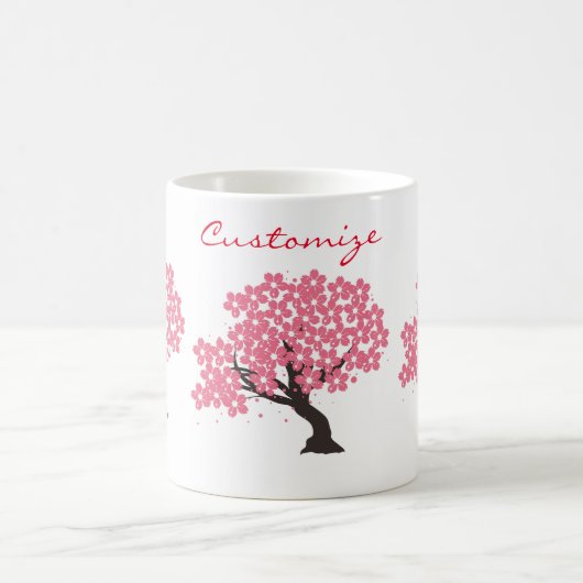 桜日本のさくらんぼフラズサンダー_コーブ コーヒーマグカップ (中央)