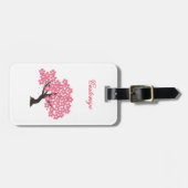 桜日本のさくらんぼフラズサンダー_コーブ ラゲッジタグ (正面横)