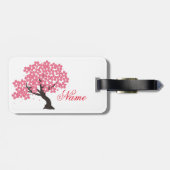 桜日本のさくらんぼフラズサンダー_コーブ ラゲッジタグ (裏面横)