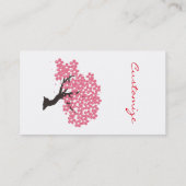 桜日本のさくらんぼブラウズサンダー_コーブ 名刺 (裏面)