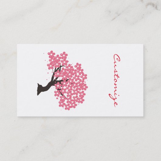 桜日本のさくらんぼブラウズサンダー_コーブ 名刺 (裏面)
