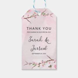 桜日本のさくらんぼブロッサムアジア ギフトタグ