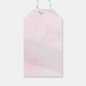 桜日本のさくらんぼブロッサムアジア ギフトタグ (裏面)