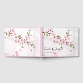 桜日本のさくらんぼブロッサムアジア ゲストブック (全面)