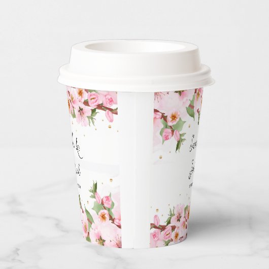 桜日本のさくらんぼブロッサムアジア 紙コップ (右)