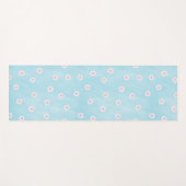 桜日本のさくらんぼブロッサムフローラ ヨガマット (正面(横))