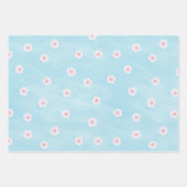 桜日本のさくらんぼブロッサムフローラ ラッピングペーパーシート (正面3)