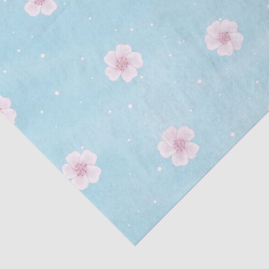 桜日本のさくらんぼブロッサムフローラ 薄葉紙 (詳細)