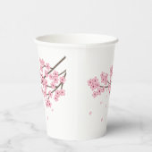 桜日本のさくらんぼブロッサムブランチ 紙コップ (右)