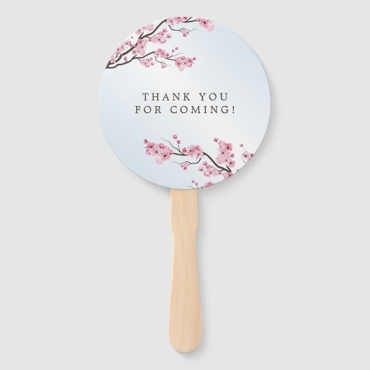 桜日本のさくらんぼブロッサム結婚アジア ハンドファン (裏面)