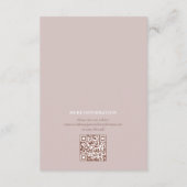 桜日本のさくらんぼブロッサム結婚詳細 エンクロージャーカード (裏面)