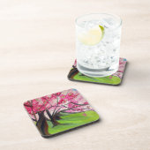 桜日本のさくらんぼブロッサム コースター (右側)