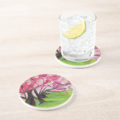 桜日本のさくらんぼブロッサム コースター (側面)