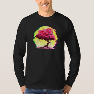 桜日本のさくらんぼブロッサムVaporwave Japan Aes Tシャツ