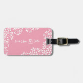 桜日本のさくらんぼ旅行荷物タグ ラゲッジタグ (正面横)