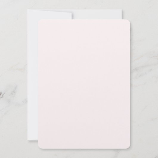 桜日本のさくらんぼ結婚式招待状 (裏面)