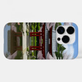 桜日本のさくらんぼ花咲き園神社池 Case-Mate iPhoneケース (裏面 (横))