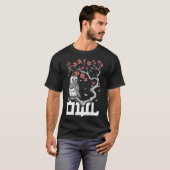 桜日本の春フクロウかわいいフクロウ Tシャツ (正面フル)