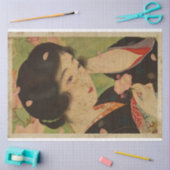 桜日本の浮世女子スタイルNo5 薄葉紙 (クラフト)