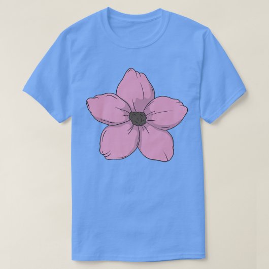 桜日本の花さくらんぼ花アートギフトK Tシャツ (デザイン正面)