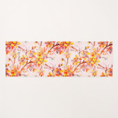 桜日本の花、さくらんぼ花 ヨガマット (正面(横))