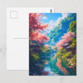 桜映る静流 ポストカード (正面/裏面)