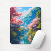 桜映る静流 マウスパッド (マウス)