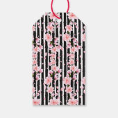 桜春さくらんぼ花ベビーシャワー ギフトタグ (裏面)