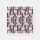 桜春さくらんぼ花ベビーシャワー スタンダードカクテルナプキン (正面)