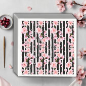 桜春さくらんぼ花ベビーシャワー スタンダードカクテルナプキン