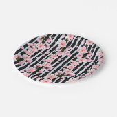 桜春さくらんぼ花ベビーシャワー ペーパープレート (アングル)