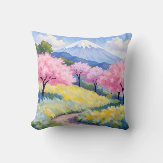 桜春枕 クッション (正面)