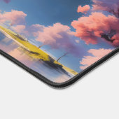 桜湖の風景 デスクマット (コーナー)