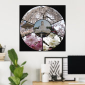 桜瞑想_バイアデラ・ステファノフ ポスター (ホームオフィス)