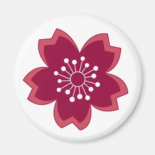 桜磁石 マグネット (正面)