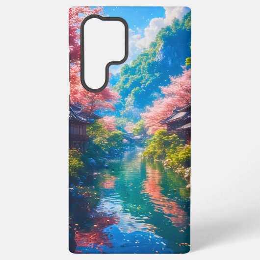 桜移る青龍 SAMSUNG GALAXYケース (裏面)