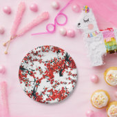 桜紙プレート ペーパープレート (パーティー)